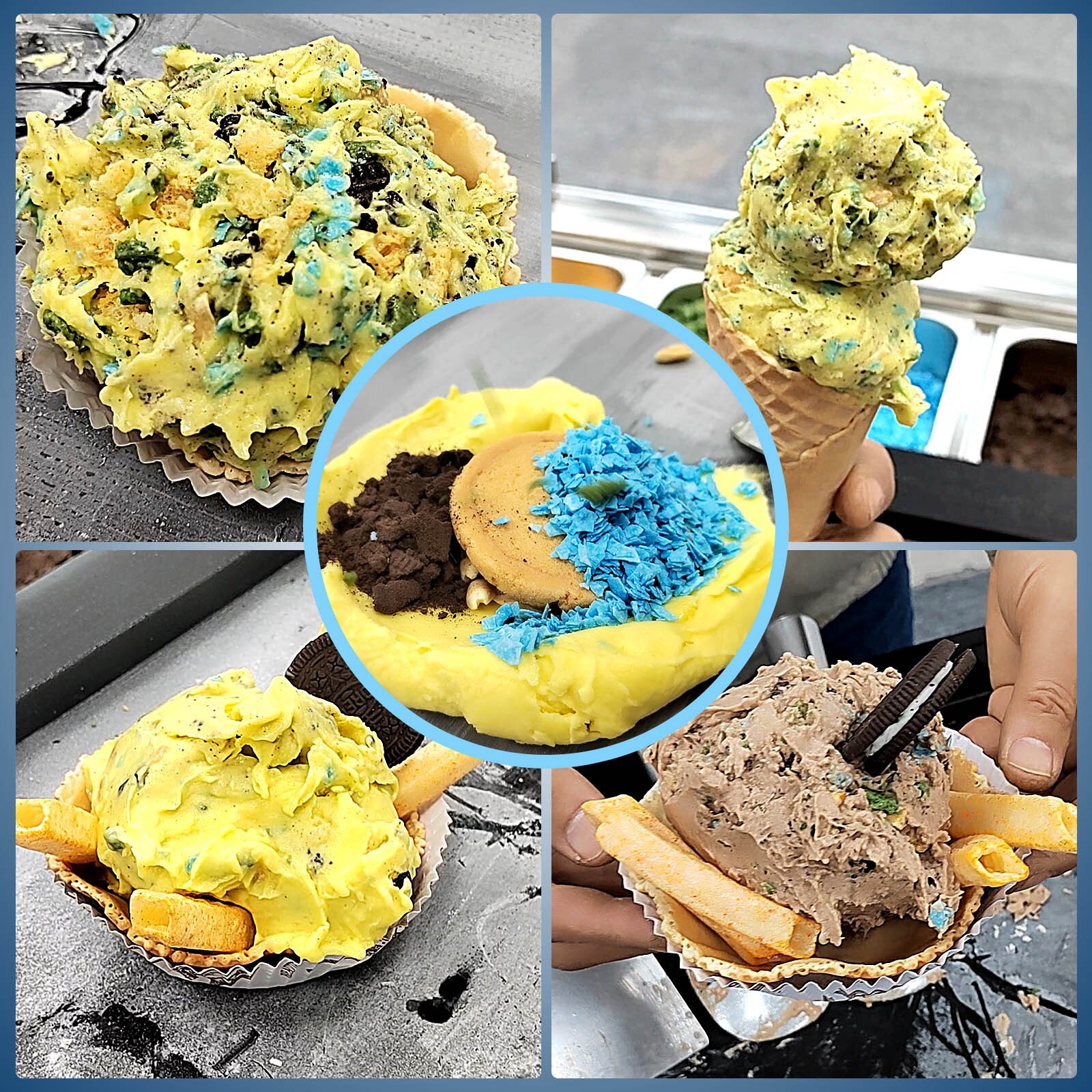 Kolice Marble Cold Plate Ice Cream Machine, Cold Stone Fried Ice Cream Machine