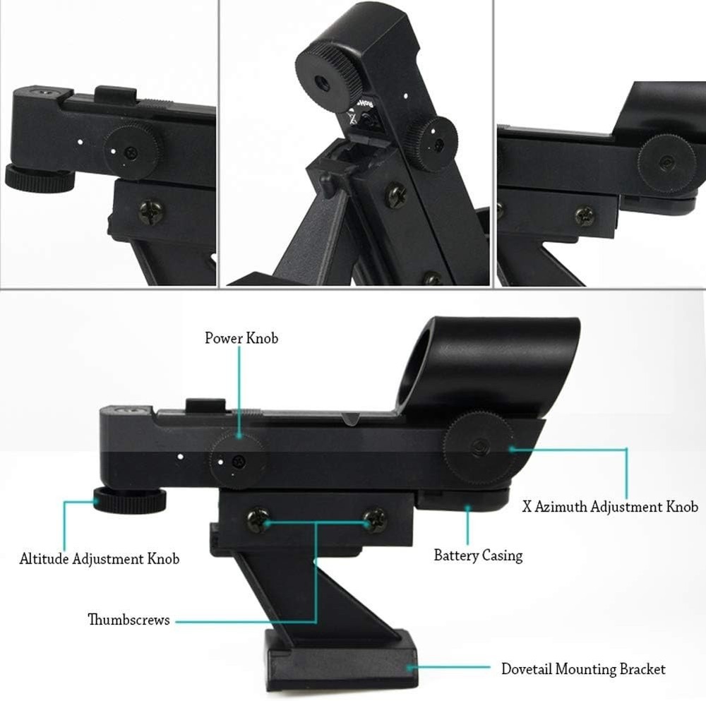 Brightness Red Dot Viewfinder for Most Telescopes with Easy Installation Guide