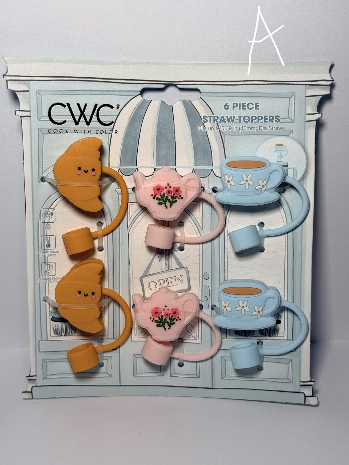 Cook With Color (CWC) EASTER SPRING Straw Toppers Covers BNWT | 6 DIFFERENT SETS
