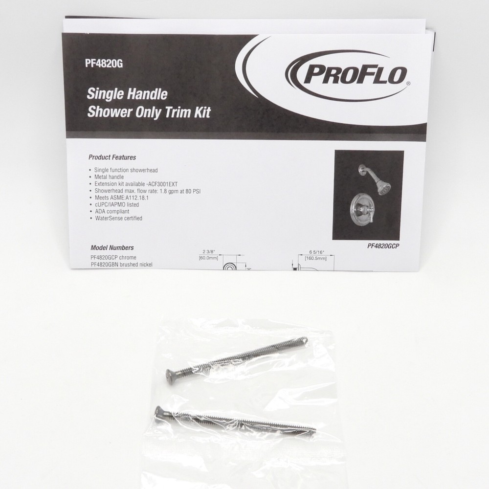 ProFlo Bartlett Shower Trim Package 1.8 GPM Single Function (PF4820GORB)