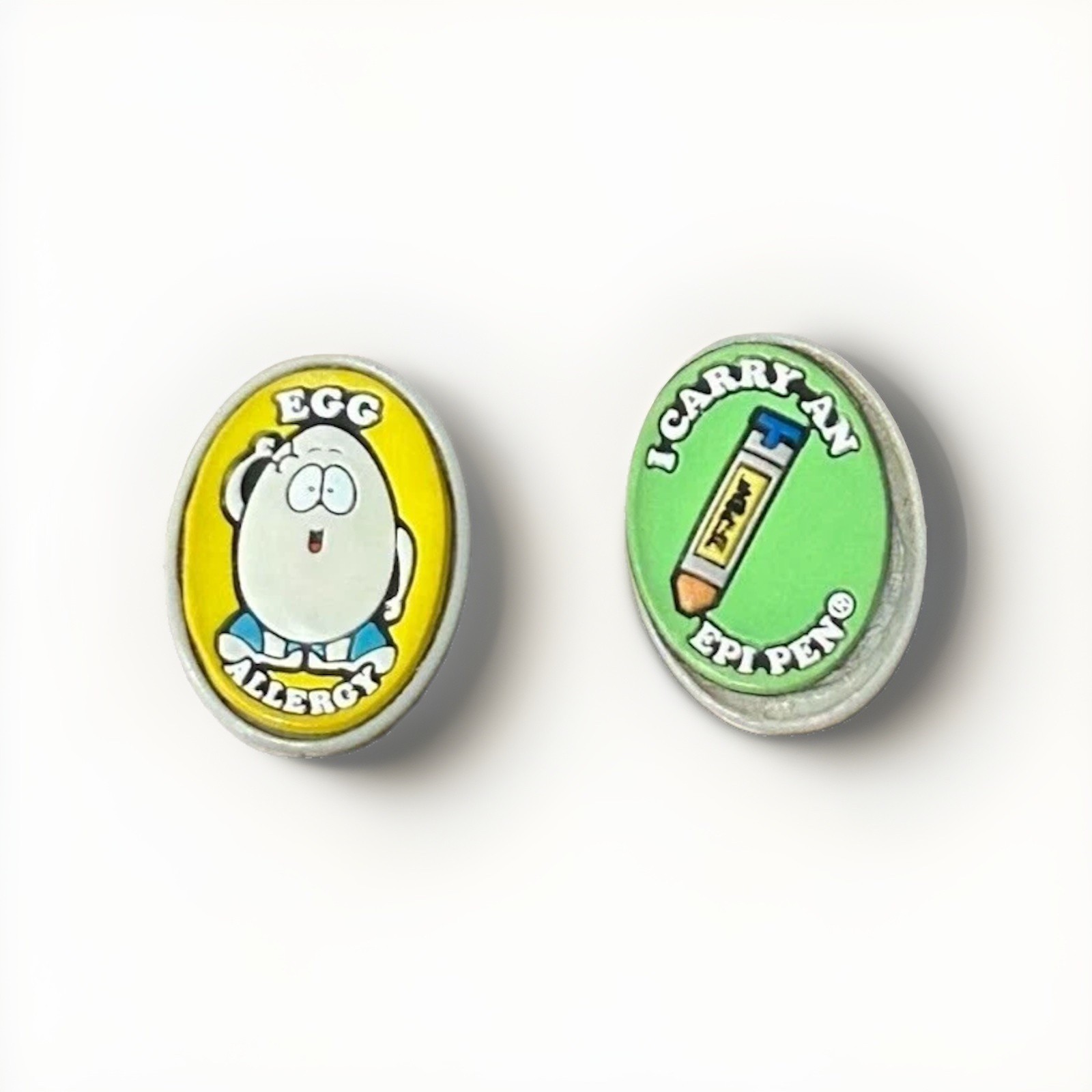 Allermates Kids Allergy Medical ID Silicone Alert Charms for Bracelet