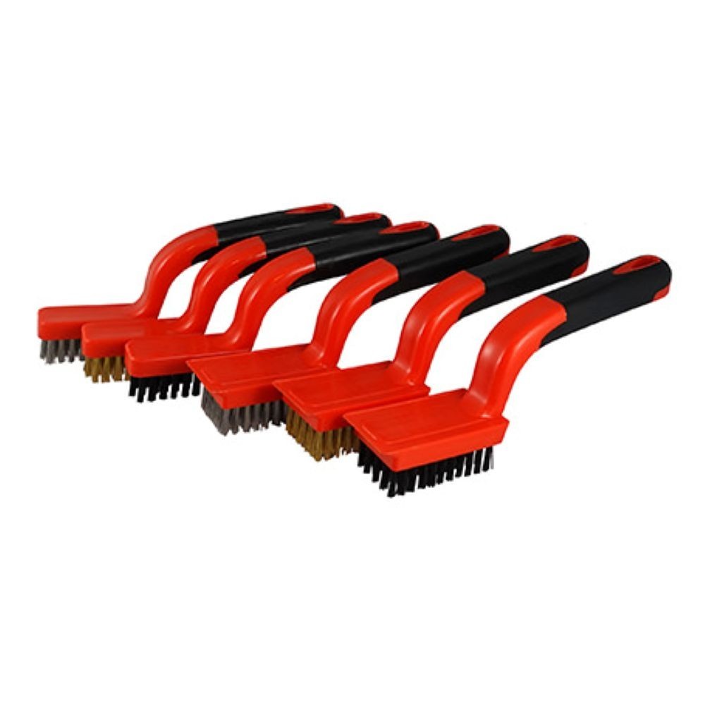 Red Devil: 6 Piece Wire Brush Set