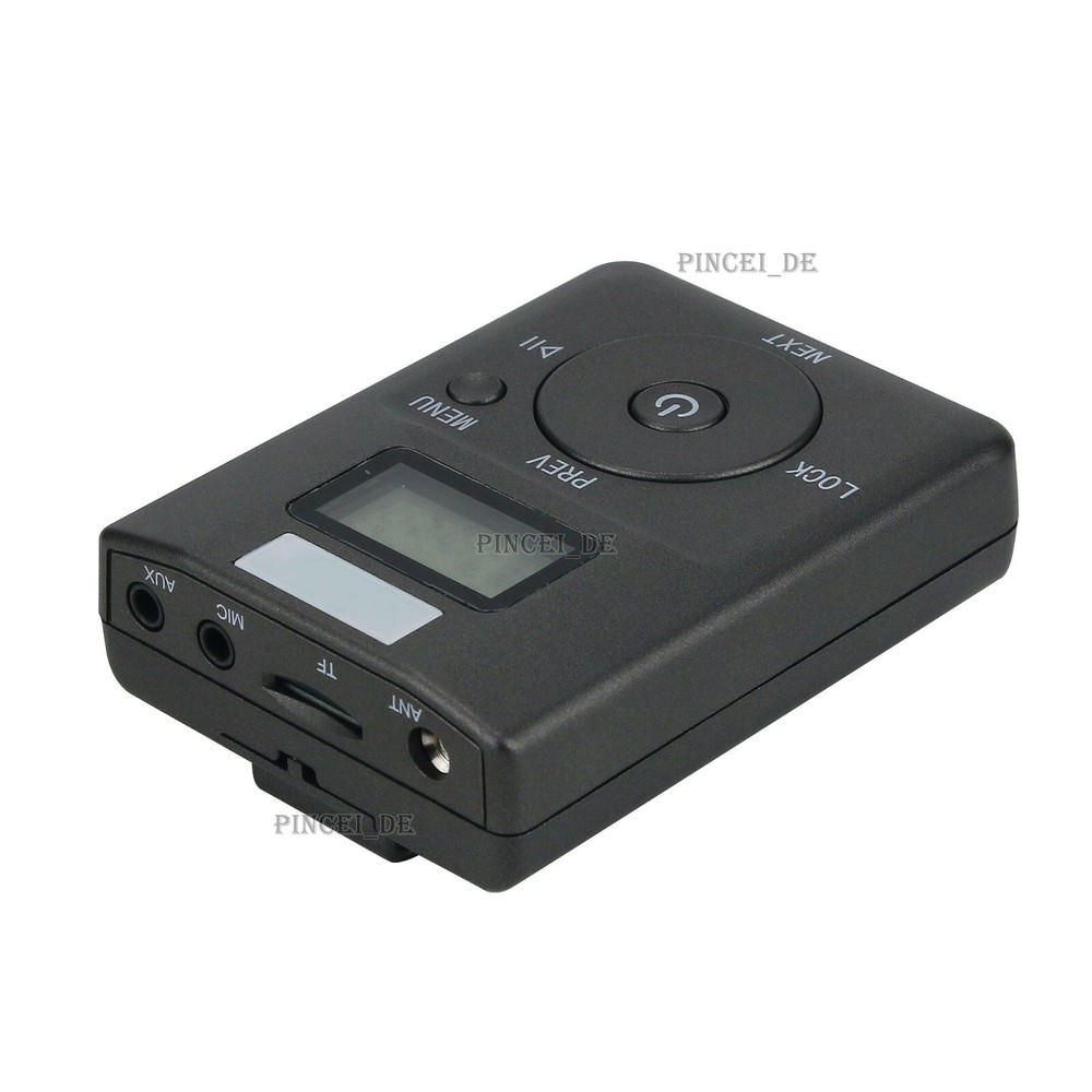 HRD-831 Portable FM Transmitter Broadcast w/ Mic 500M Transmitting Support TF