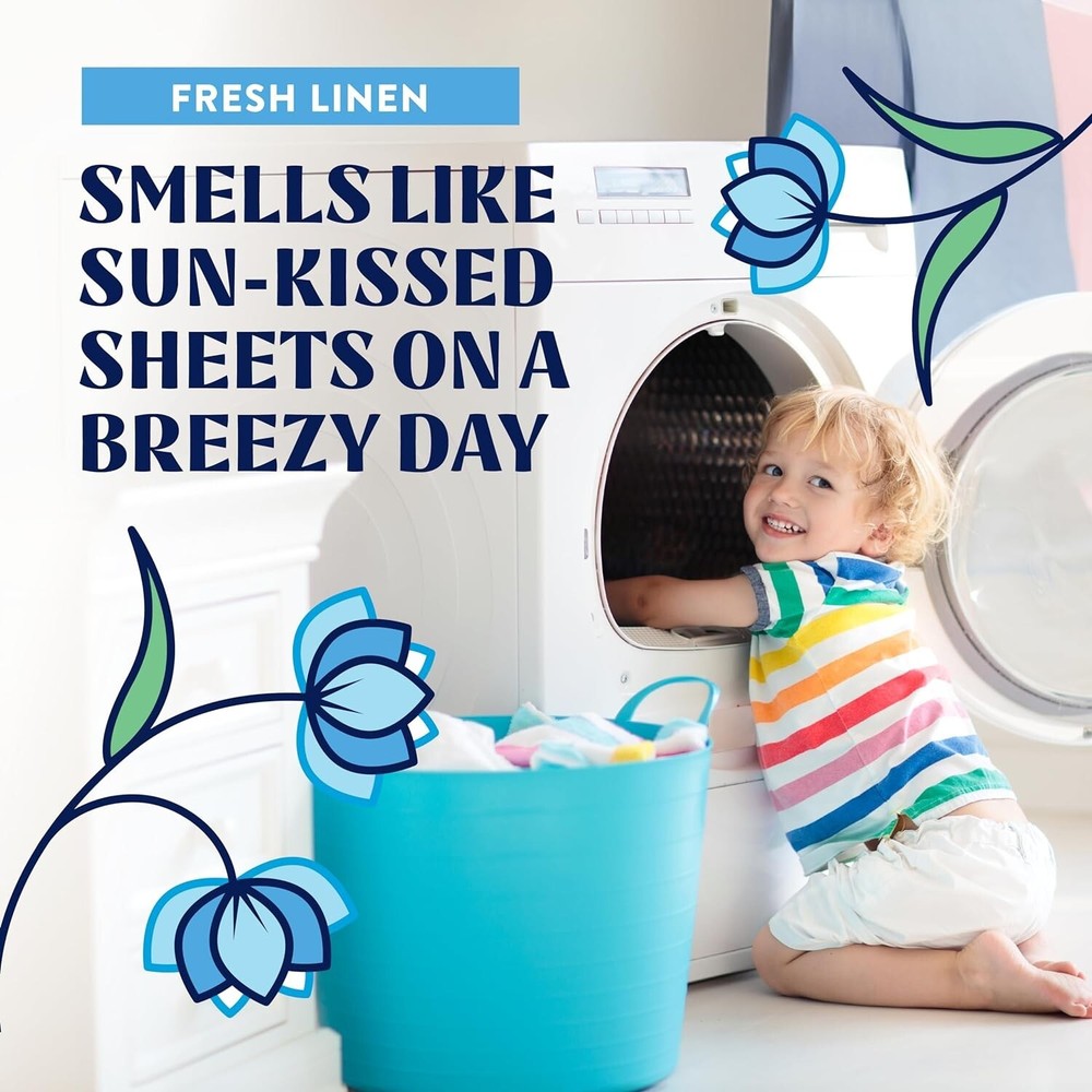 Cleancult Laundry Detergent Sheets Fresh Linen Scent 60 Count-B8