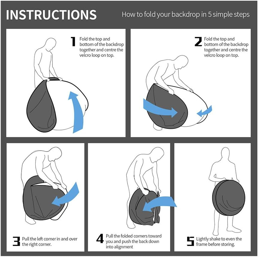 Soft White Diffuser Foldable Light Diffuser Light Diffusion Panel with Carry Bag