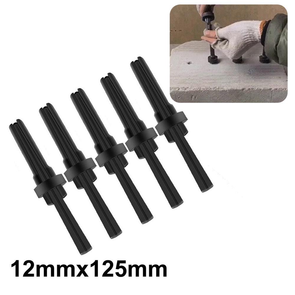 Efficient Stone Splitting Tool 5pcs Rock Splitters 125x12mm Manual Hand Tool