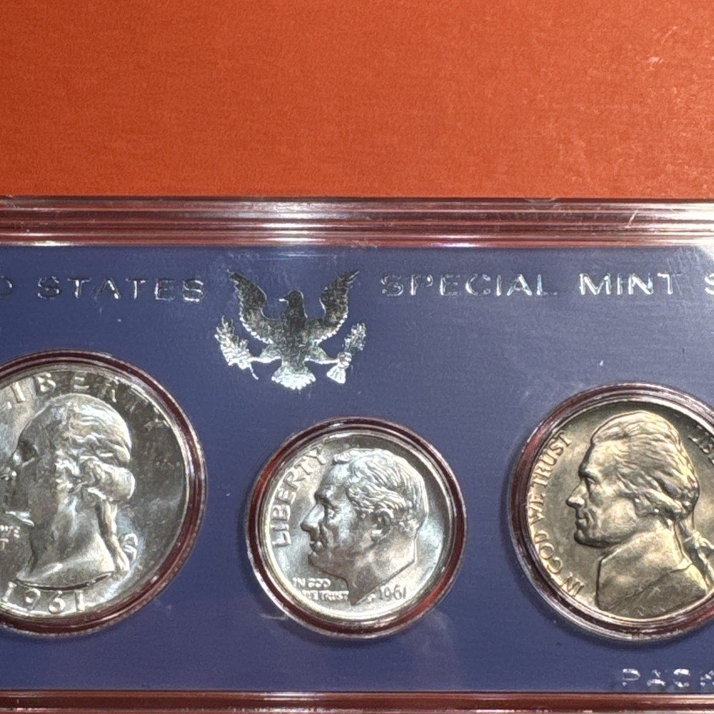 1961 P US Mint Coin Set 90% Silver
