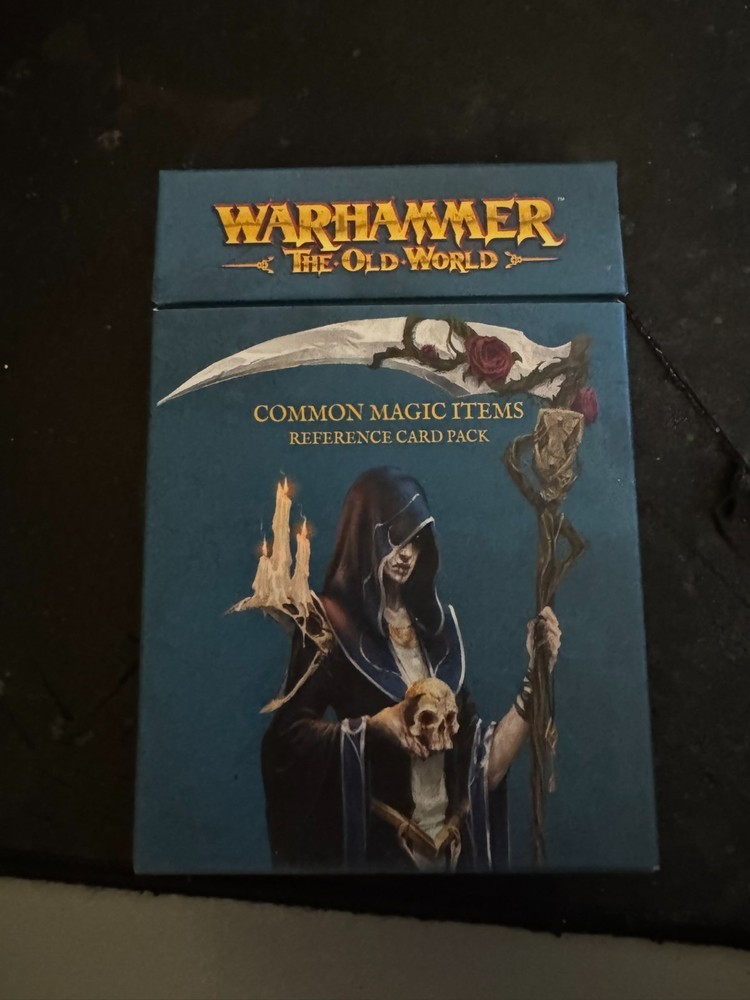Games Workshop Warhammer the Old World Common Magic Items Reference Card Pack