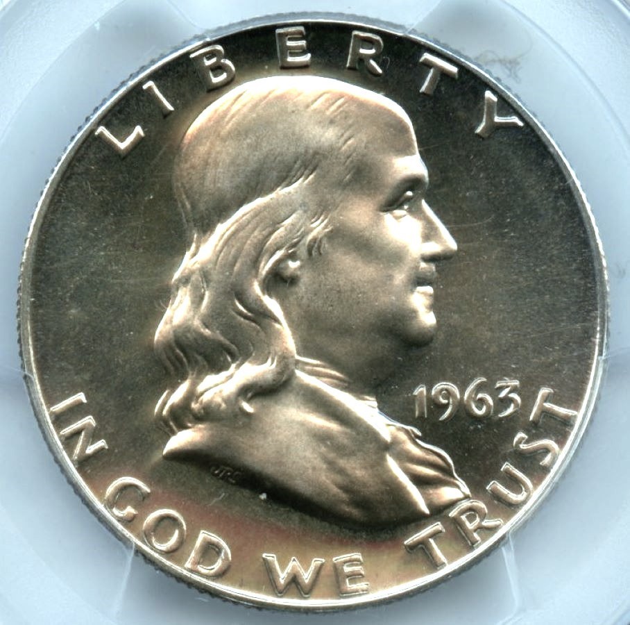 1963 Franklin Half Dollar, PCGS PR67