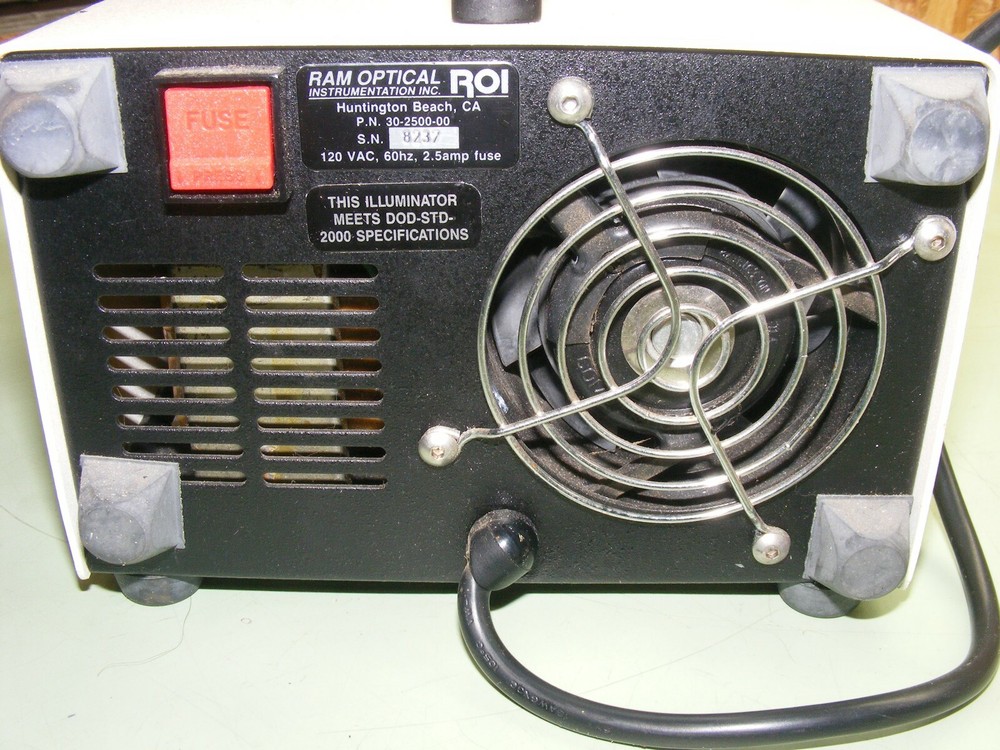 OPTIMEASURE 150 ILLUMINATOR AUTOMATION COMPONENTS INC FIBER OPTIC LIGHT SOURCE