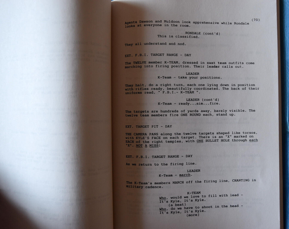 The Armageddon Chip Original Screenplay Script Irwin Cohan