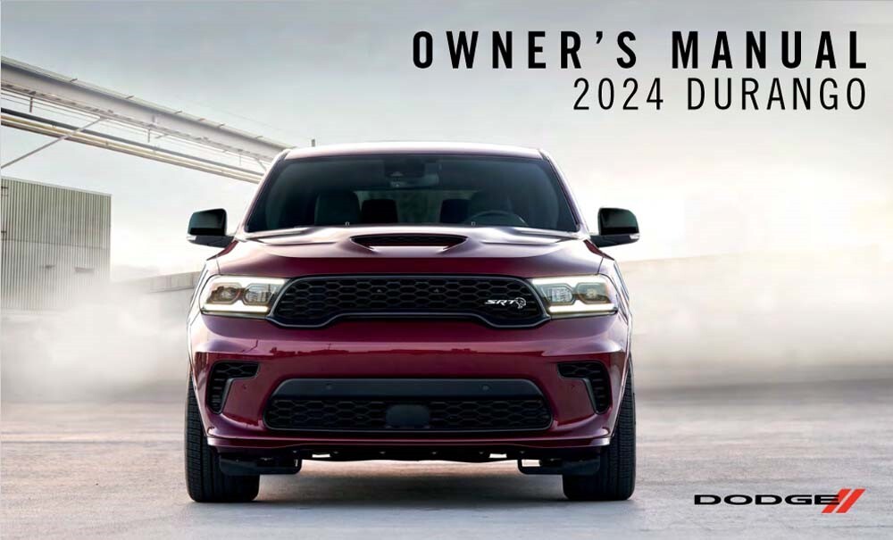 2024 Dodge Durango Owners Manual User Guide Reference Operator Book