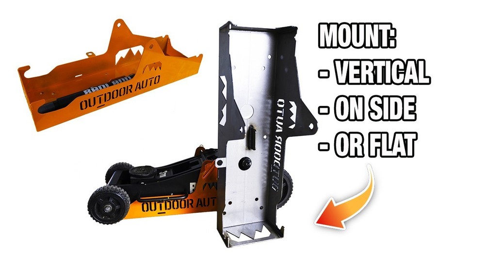 Off-Road Jack Mount for Harbor Freight Badlands 3 Ton Jack - Lockable