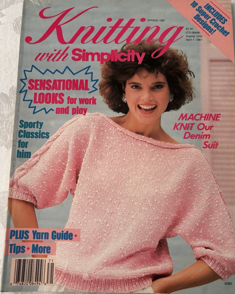Knitting With Simplicity Spring 1987