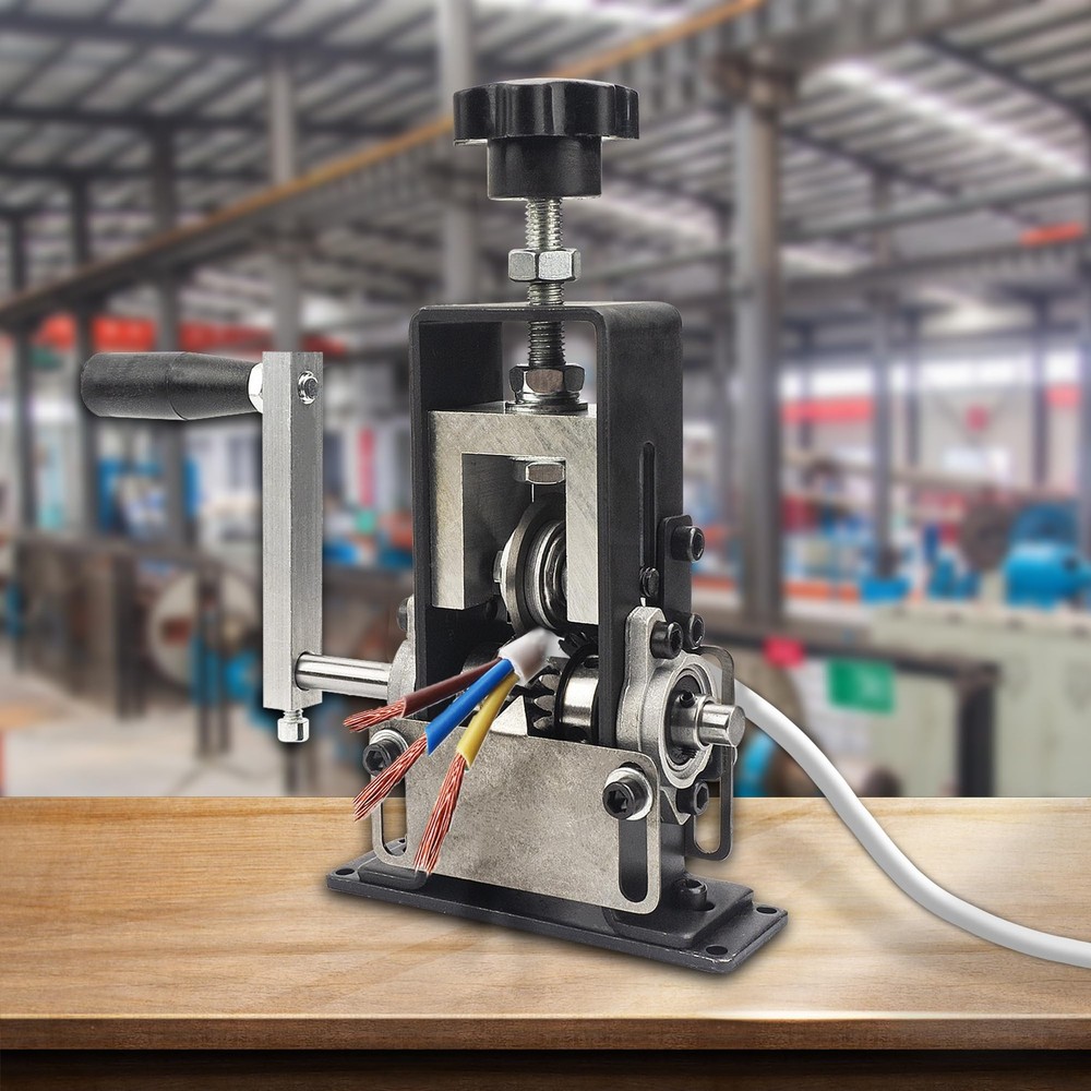 Ezebesta Manual Wire Stripping Machine Copper/Drill Stripper, Metallic