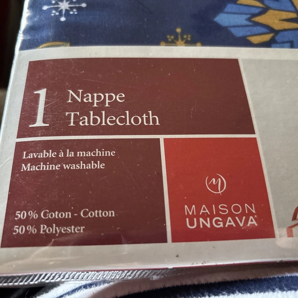 nappe tablecloth 60 x 84 maison ungava