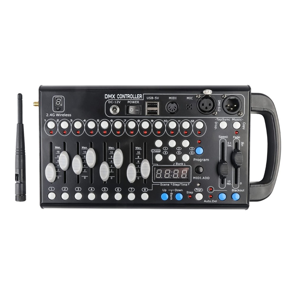Wireless Dmx Controller 192 Channel Dmx Light Controller for Dj Lights, Dmx C...