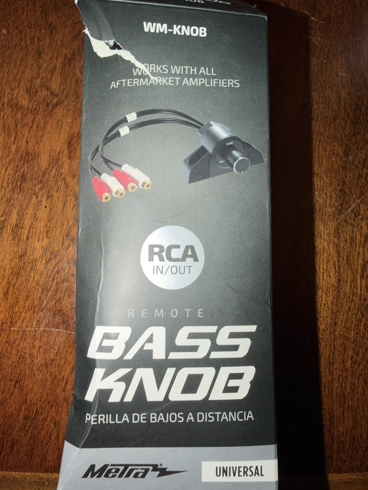 Metra Universal Amplifier/Amp RCA Level Bass/Gain Controller open box