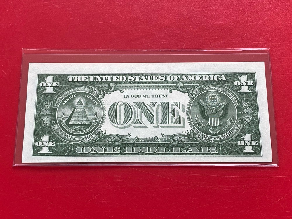1957A $1 Dollar Silver Certificate (Blue Seal) Block E-A , Uncirculated