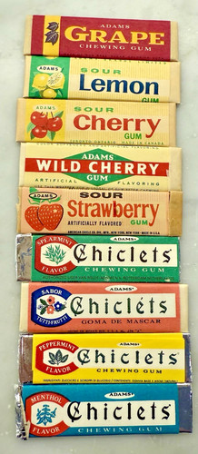 Vintage Gum Wrapper Lot 175+ Wrigley Adams Beech-Nut Lotte Chiclets Internationa