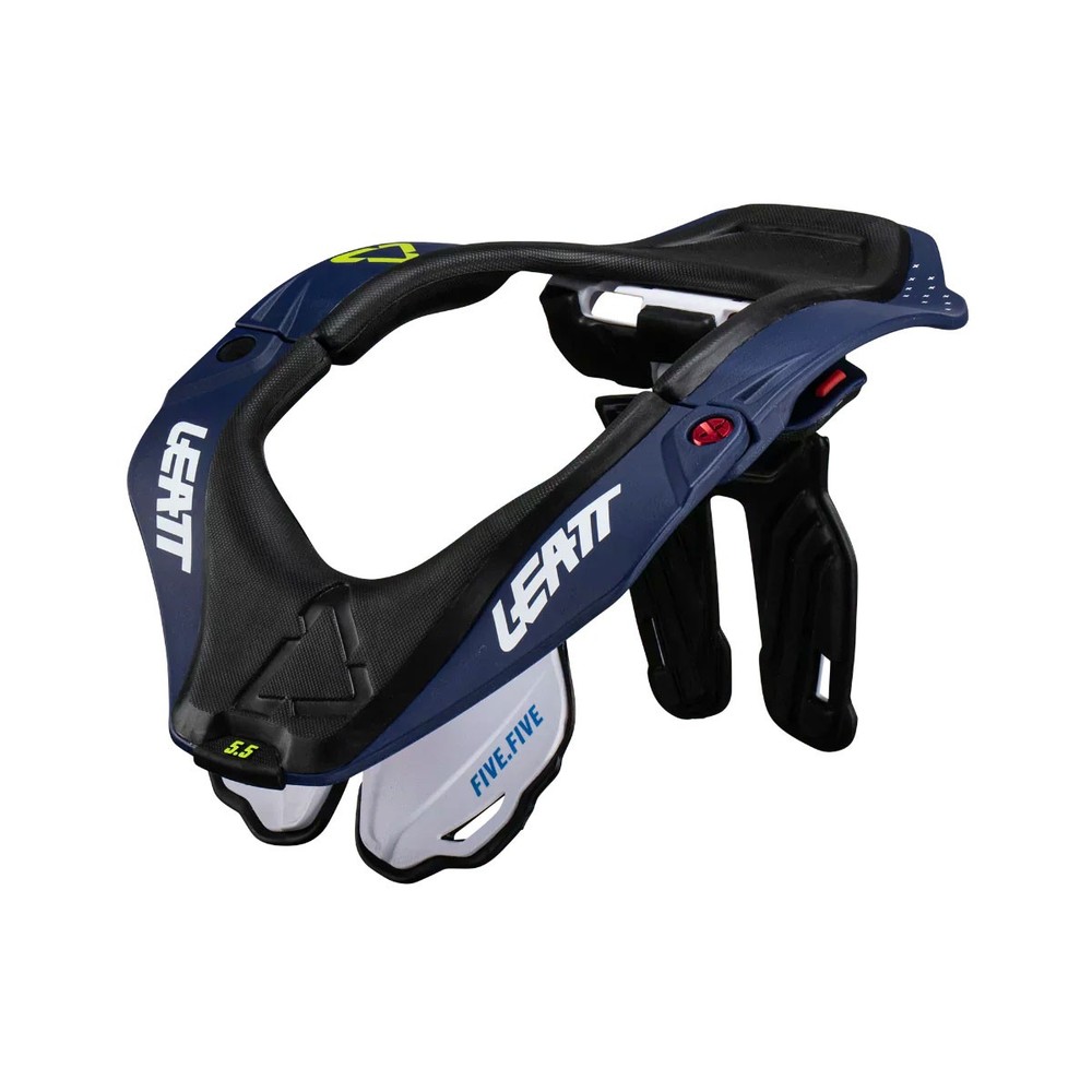 LEATT 5.5 Motorcycle Neck Protector Blue Black CE Certified
