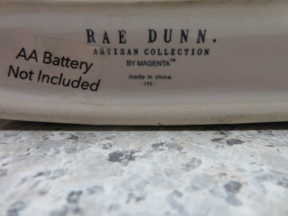 Rae Dunn Artisan Collection: Welcome Shelf Clock & Loaf Bread Baking Pan