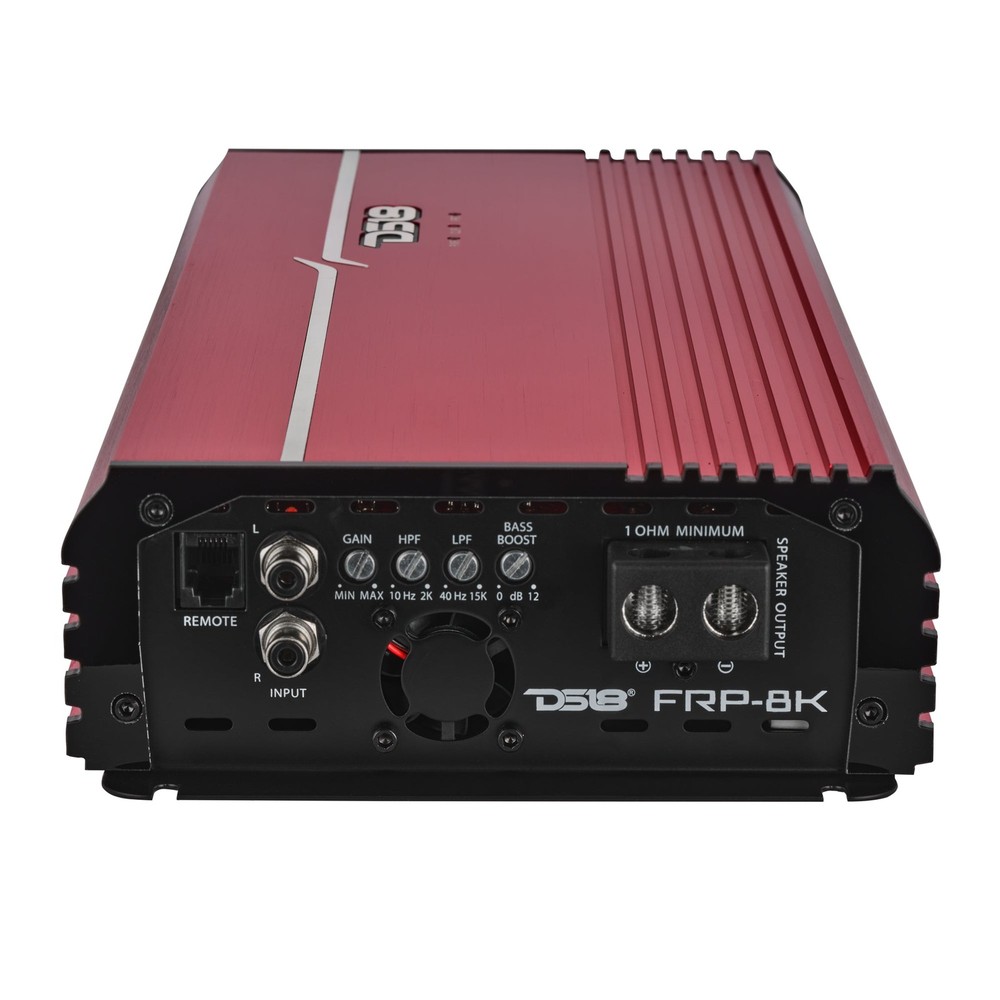 DS18 FRP-8K/RD Compact Monoblock Class-D Full-Range Amplifier | 8000W RMS