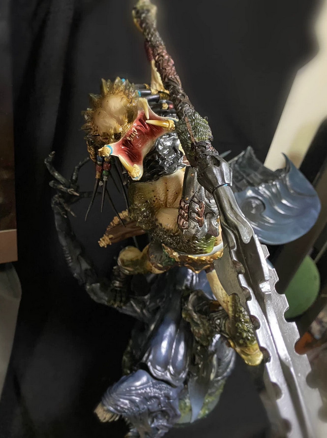 Narin Predator King VS Alien Queen model 1/6 scale painted statue