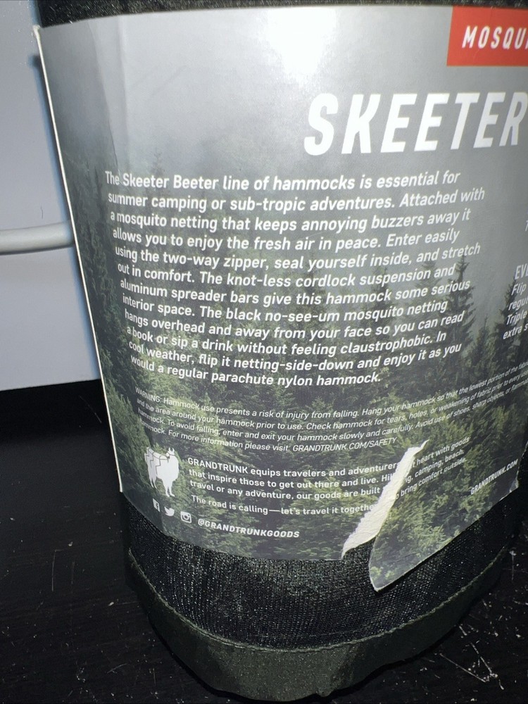 Grand Trunk Skeeter Beeter XT Hammock (Green)