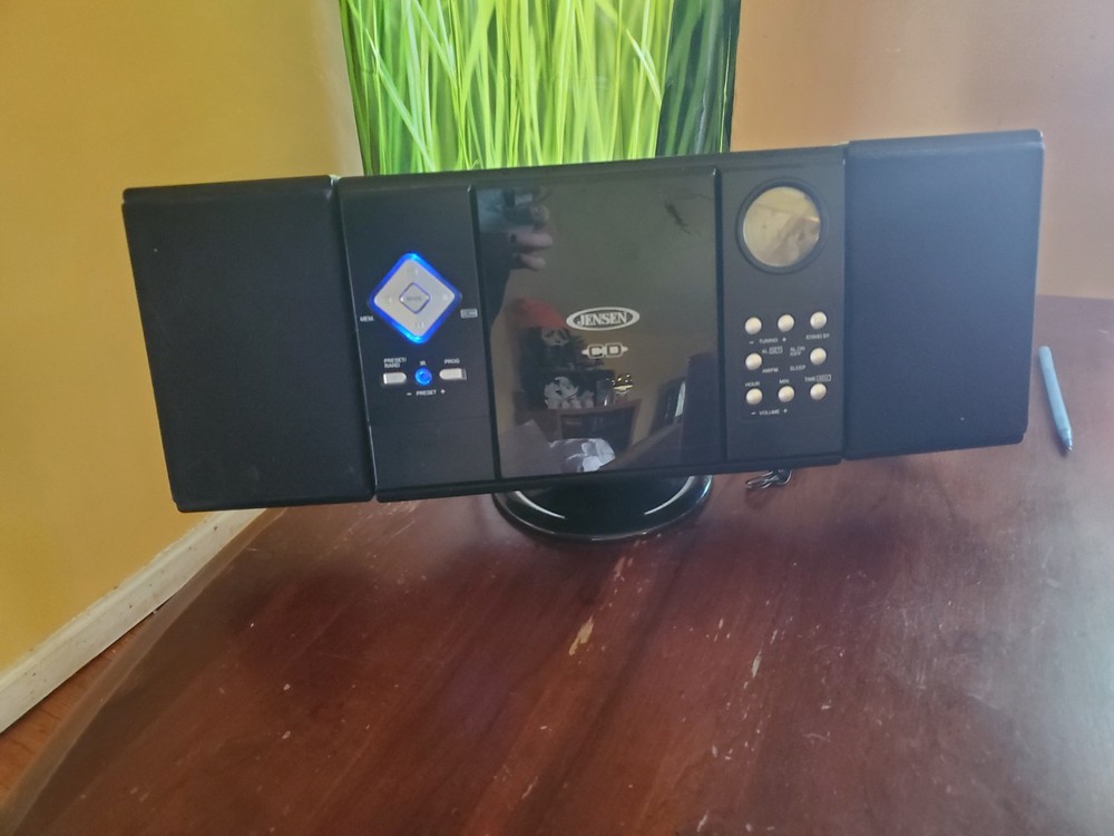 Jenson Wall Mountable CD System JMC 180B WITH REMOTE Tested & Working Pre-Owned