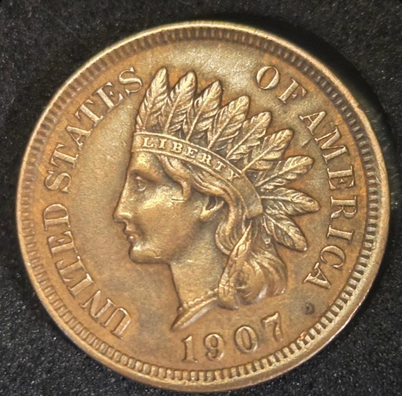 1907 Indian Head Cent - Well Struck Example - FREE SHIPPING