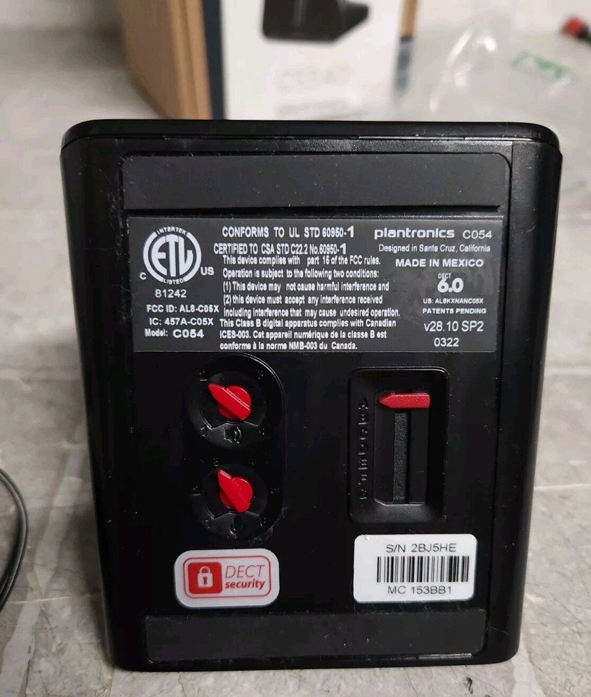 Plantronics CS540 Convertible Wireless Headset READ