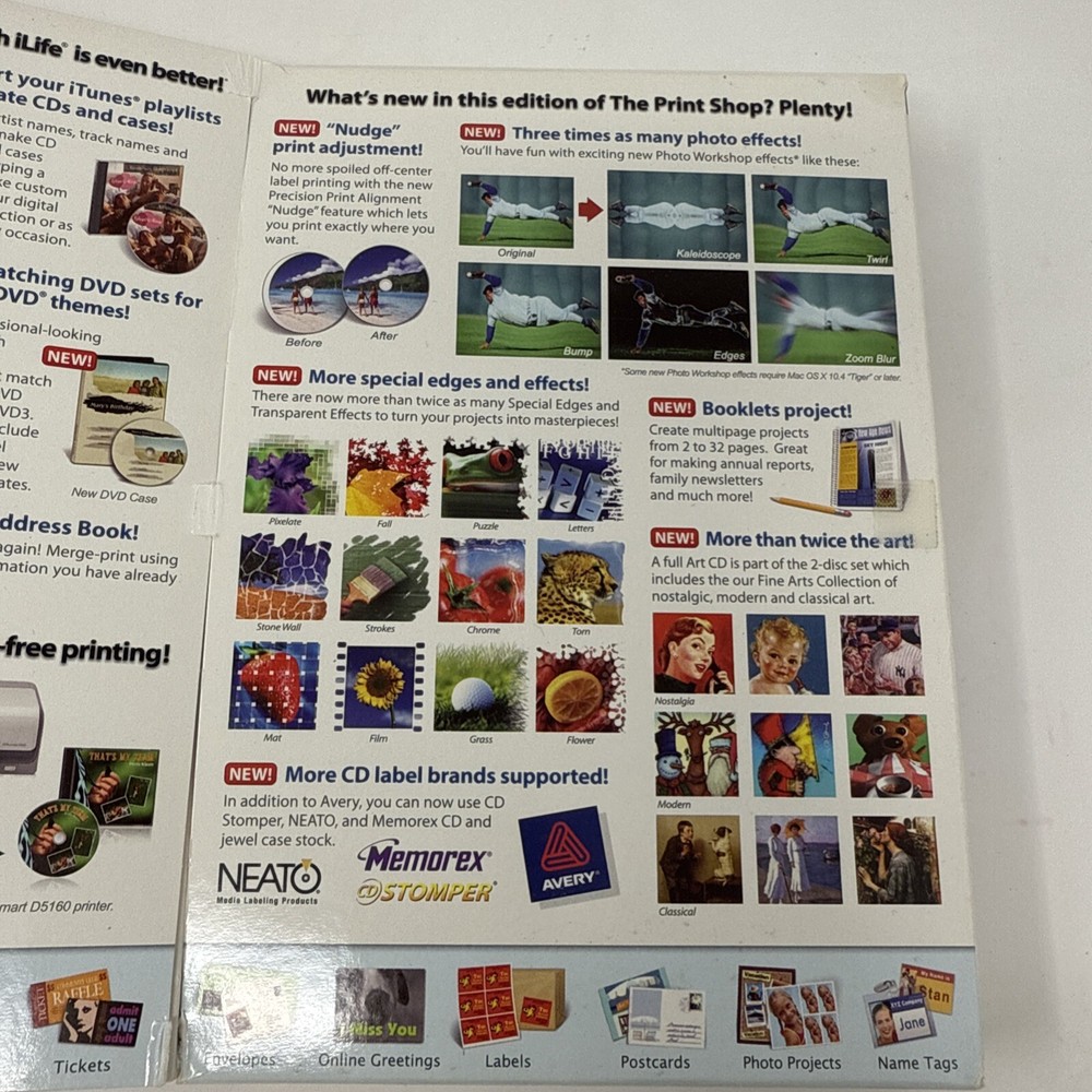 Broderbund - The Print Shop for Mac Version 2 Software Mackiev Mac OS