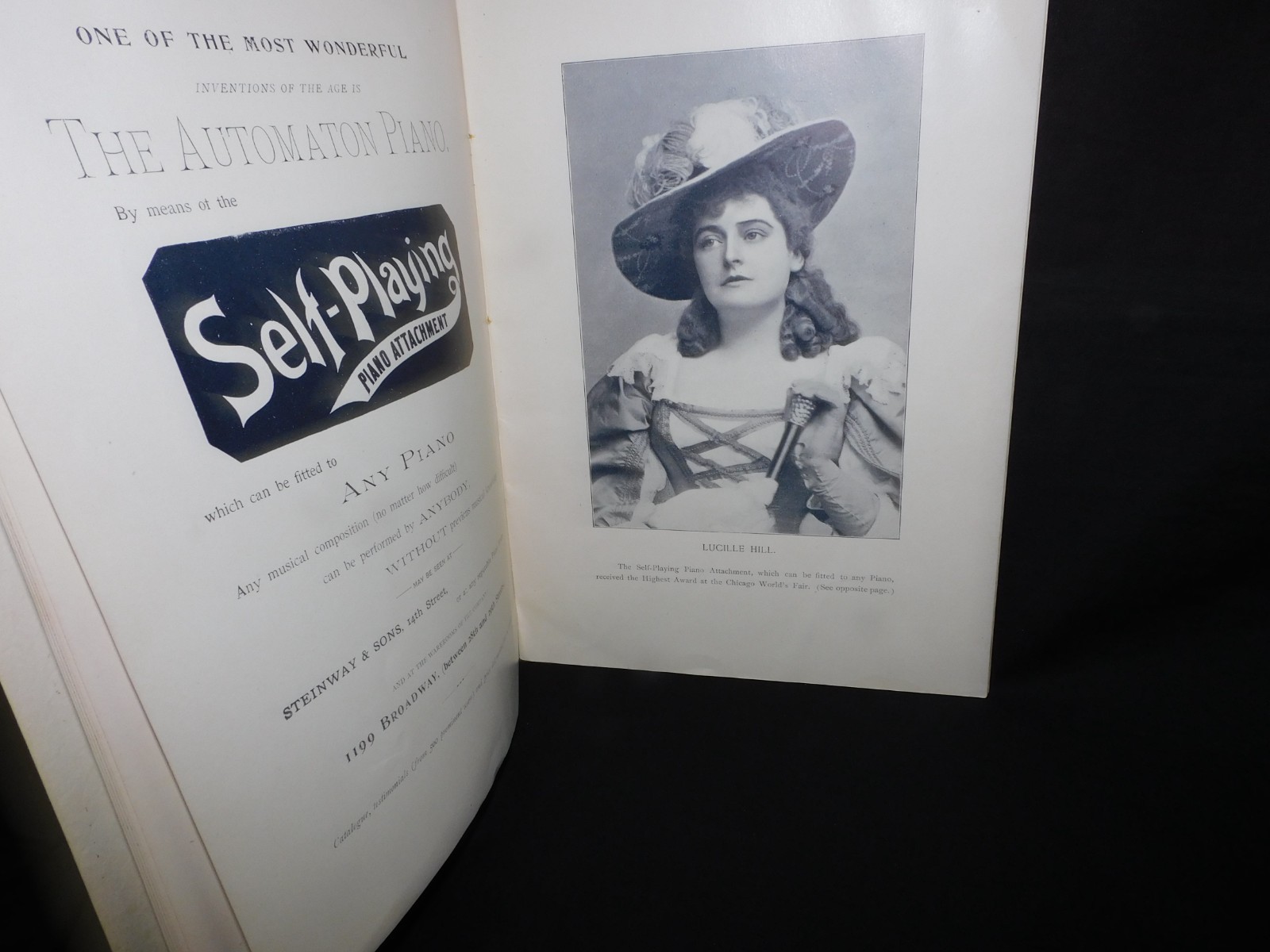 Antique 1895 Freund's Souvenir of the Season at the Metropolitan Opera House