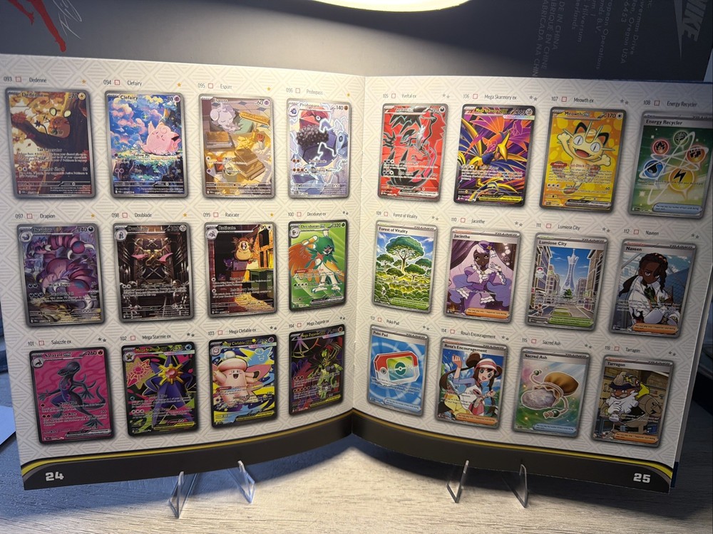 Mega Evolution Perfect Order Player’s Guide Book Pokemon ETB Elite Trainer Box