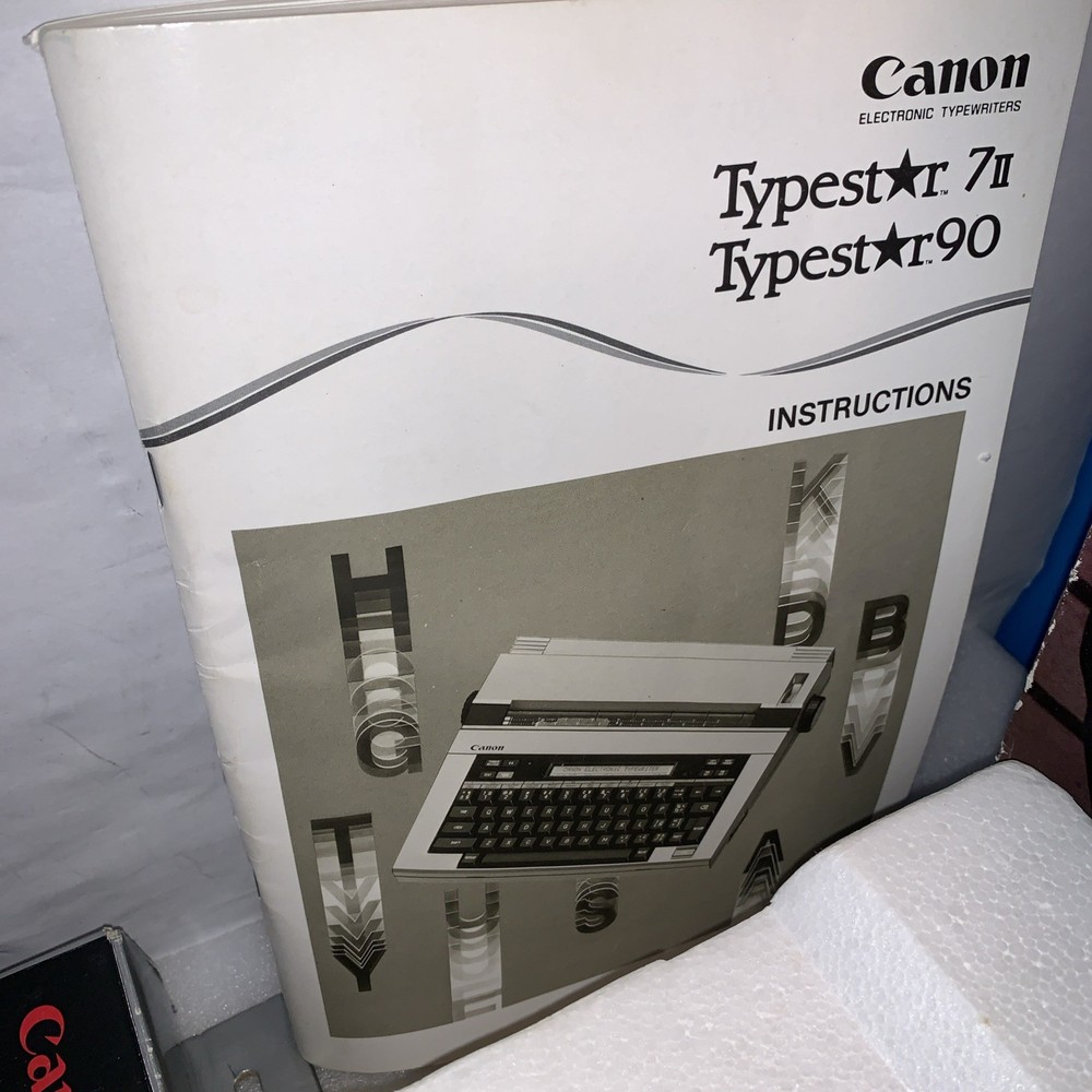 🔥 Nice - Canon Typestar 90 Electronic Typewriter Thermal Correction System