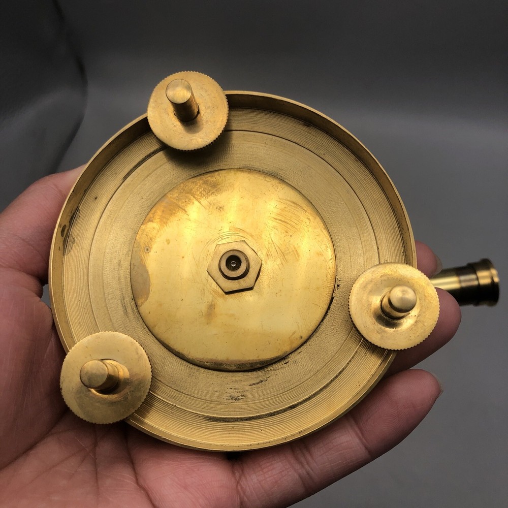 Brass Telescope Compass Feel The Distant Objects Nearer *READ