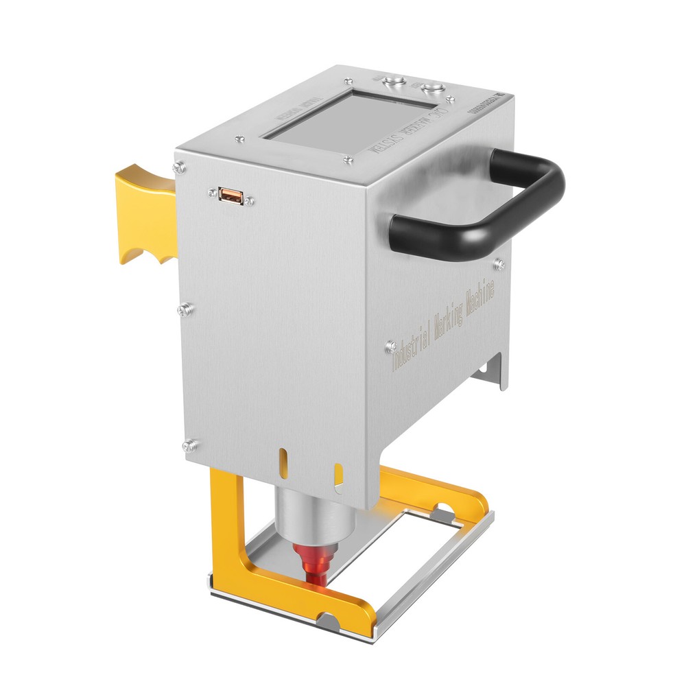 40mm/s Handheld Touch Screen Dot Peen Marking Machine for VIN Code Chassis 120W