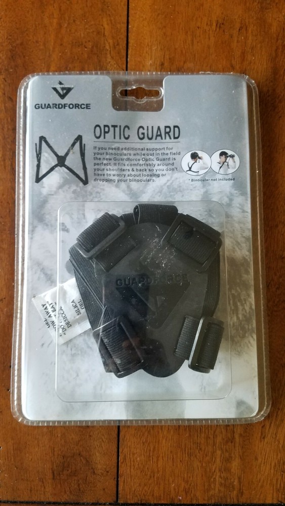 Binoculars Shoulder Harness Holder Universal Black Elastic Vanguard Guardforce