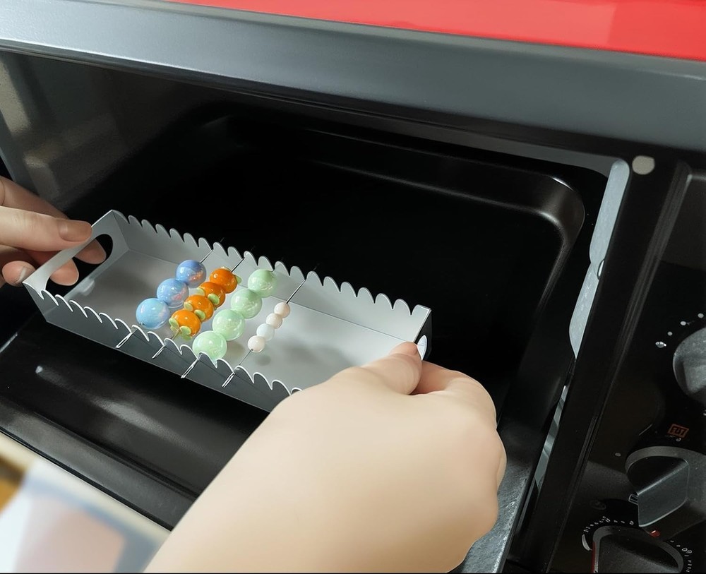 Bead Baking Rack for Polymer Clay Artistry - Lightweight & Stable Design