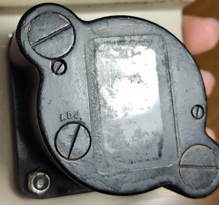 Vintage Unbranded Aircraft Unknown Clock (UNTESTED) (SEE DESCRIPTION)