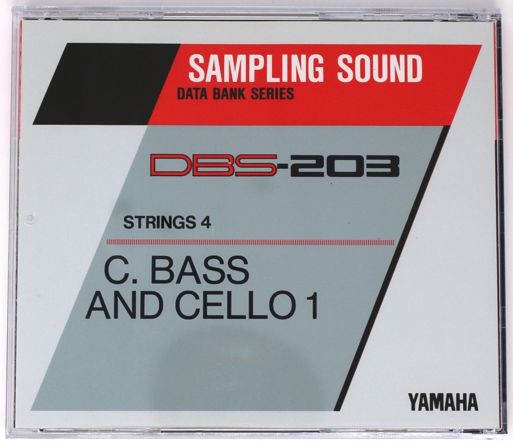 Yamaha TX16W Sampling Sound Data Bank Series DBS-203 Strings 4 Floppy Disk