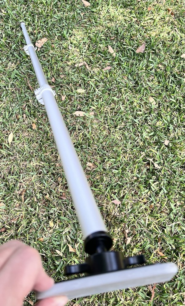 Vico Marine 55" Double CamlockSupport Pole (XR55A-3Tip-PBR)