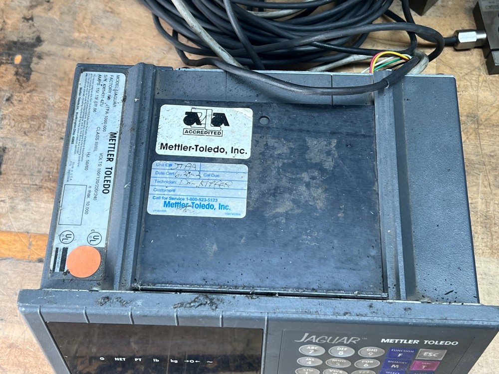 Mettler Toledo JAGUAR Scale Controller Interface Panel w/ load cells +