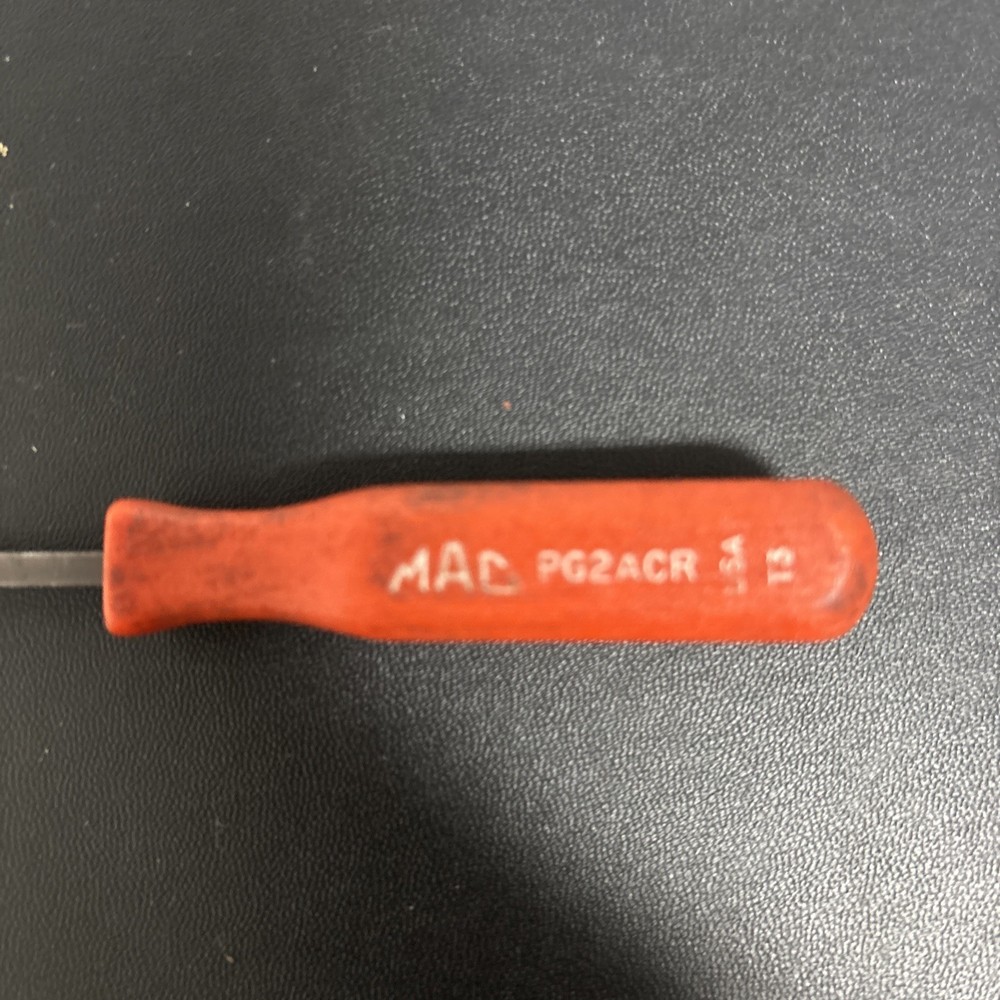 Mac PG2ACR Mini Red Hard Handle Made in USA