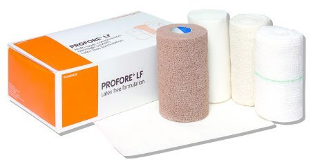 4 Layer Compression Bandage System Profore LF Tan/White -8/Case