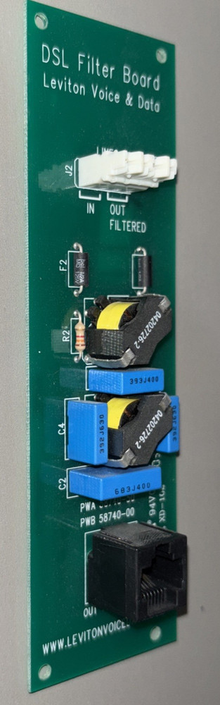 Leviton DSL Filter Module Without Bracket Used