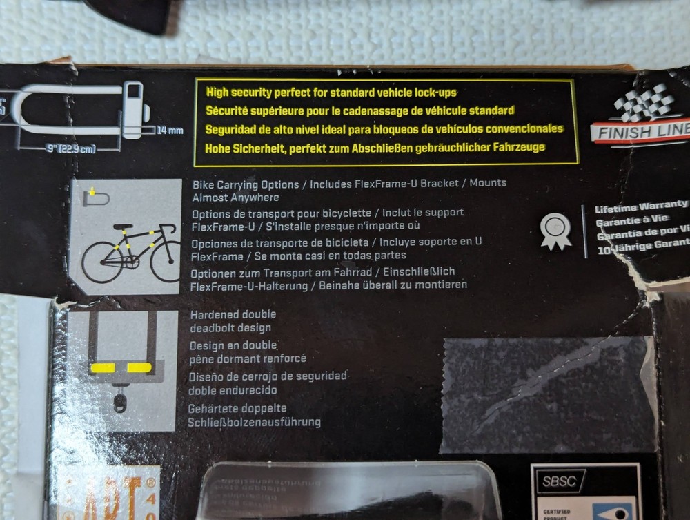 Mount For Kryptonite KryptoLok STD and Strap