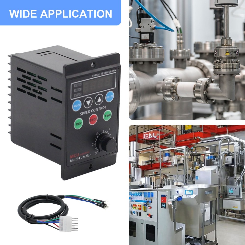 3A 120W AC 110V Digital Motor Speed Control MCU Controller Target Value Settable