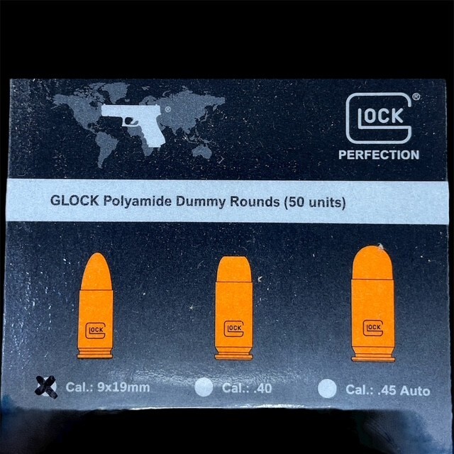 GLOCK - OEM Training Dummy Rounds - 9MM - 5 PACK - NEW! Snap Caps